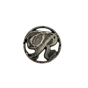 ozdoba metalowa z literą R