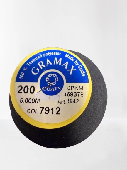 Nici do szycia Coats Gramax 200/5000 Ciemny granat (7912)